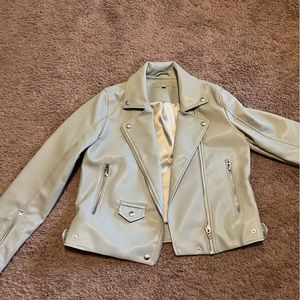 gray leather jacket from blanknyc
